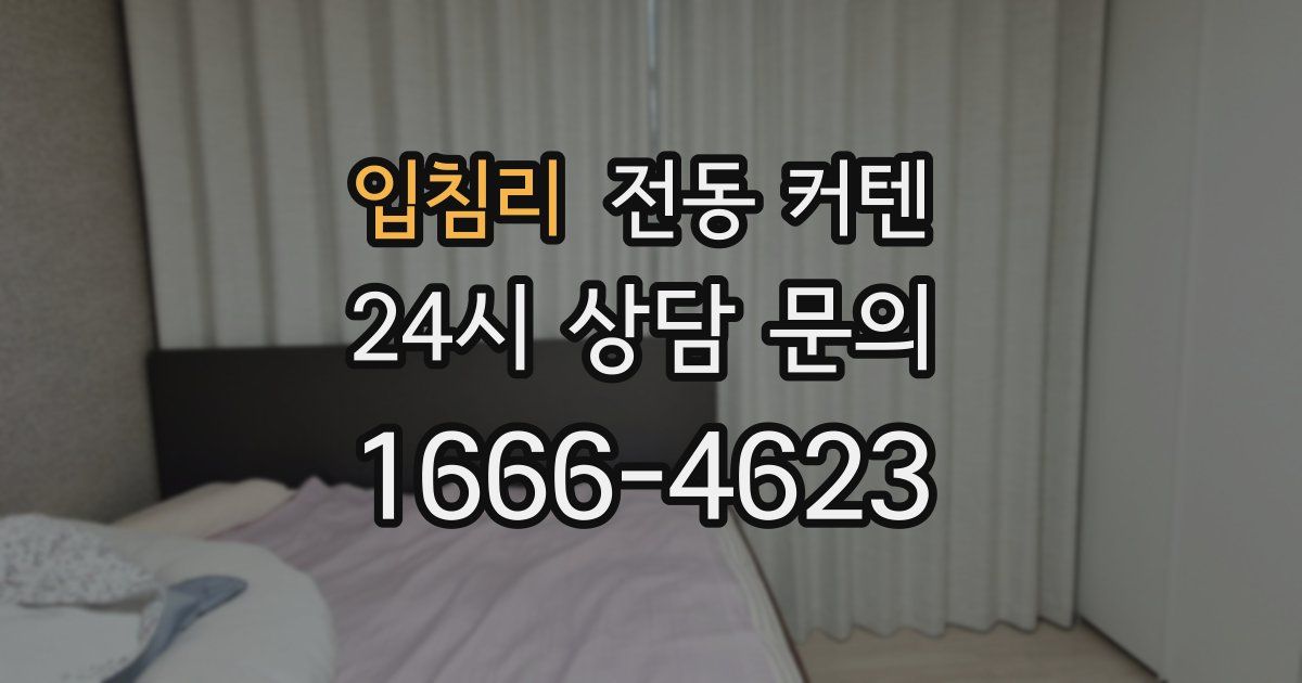 입침리 전동 커텐