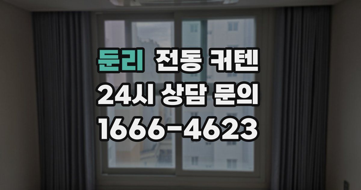 둔리 전동 커텐