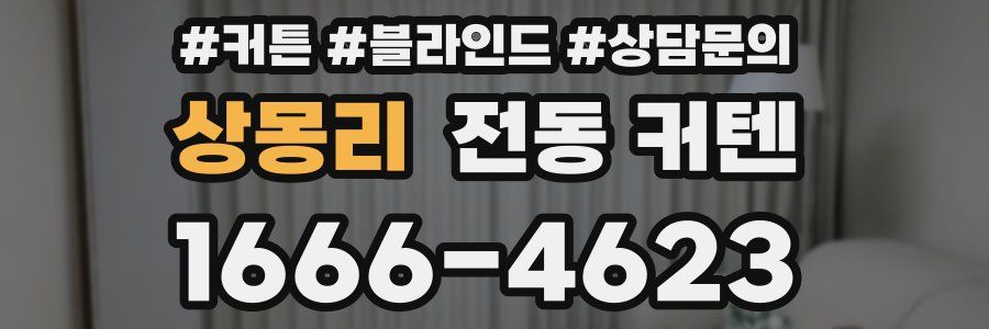 상몽리 전동 커텐