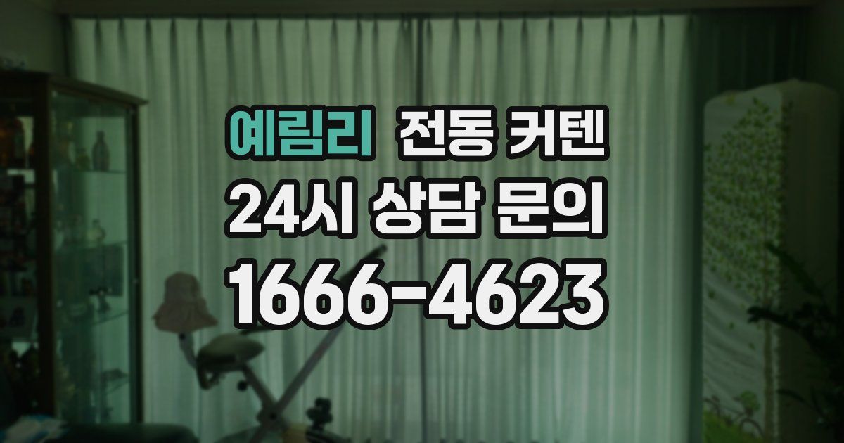 예림리 전동 커텐