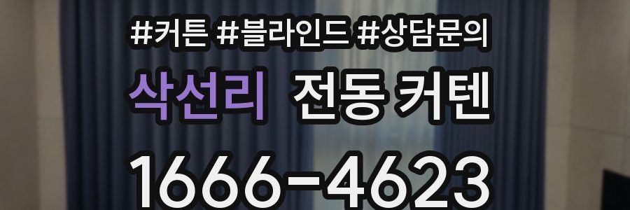 삭선리 전동 커텐