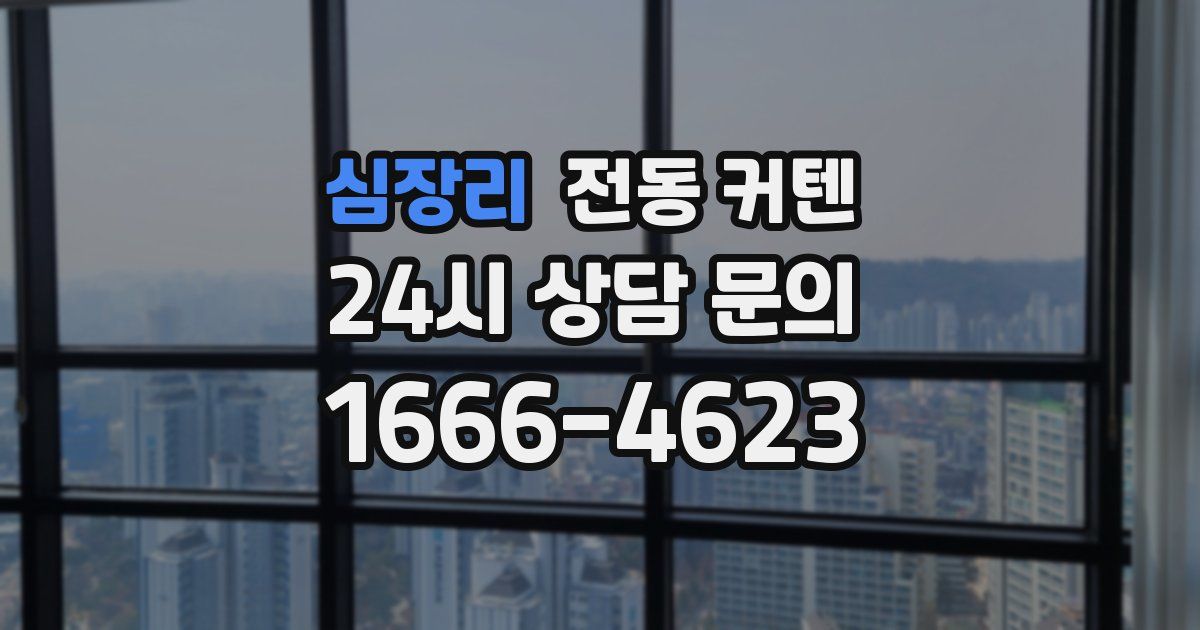 심장리 전동 커텐