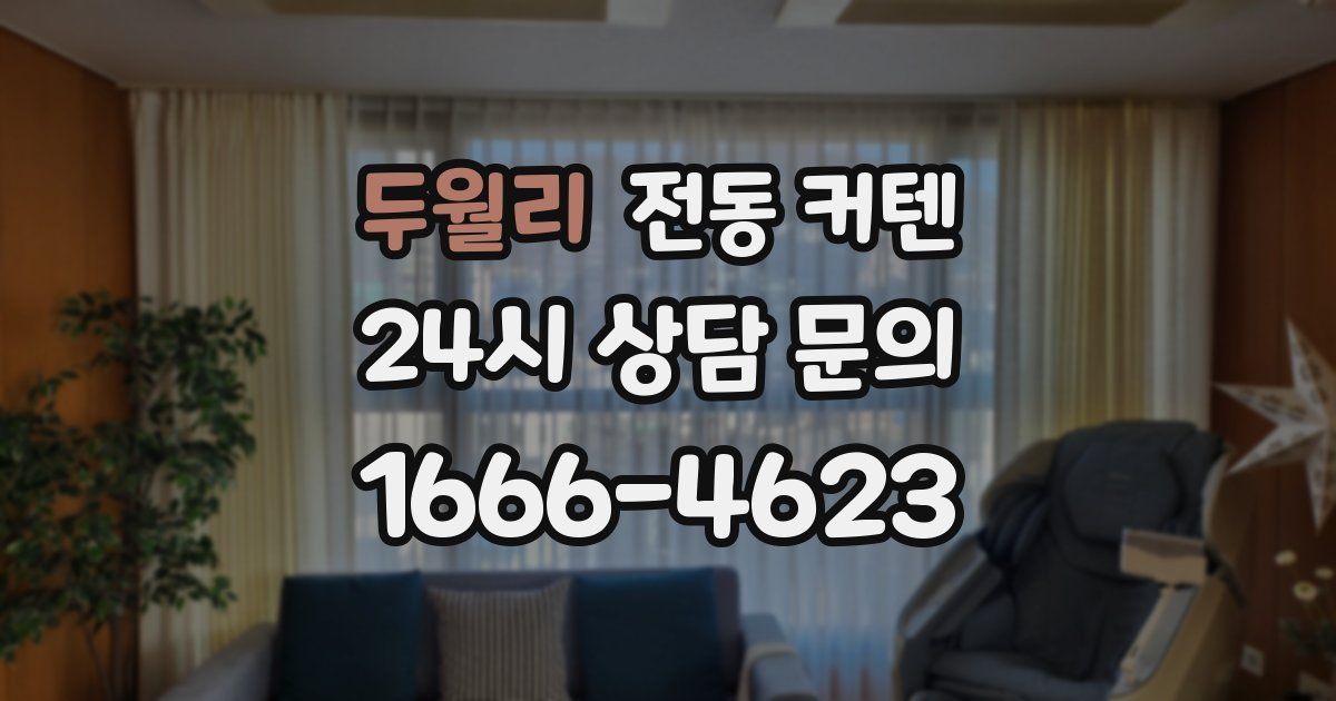 두월리 전동 커텐