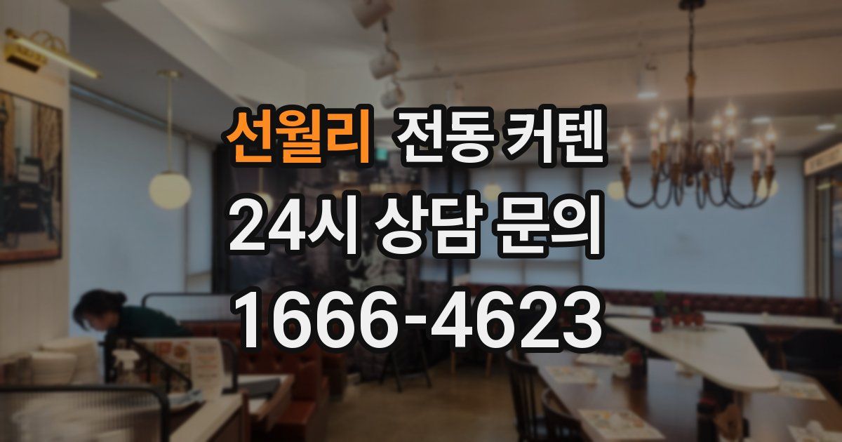 선월리 전동 커텐