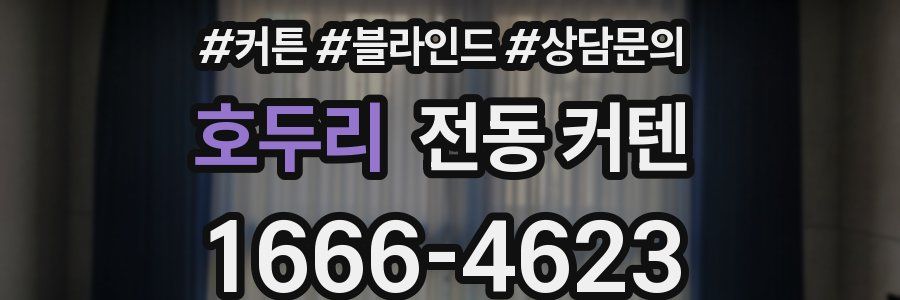 호두리 전동 커텐