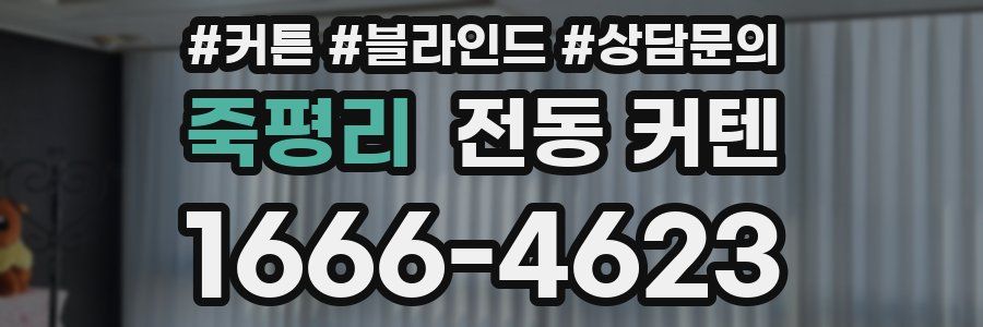 죽평리 전동 커텐