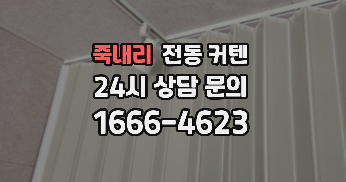 죽내리 전동 커텐