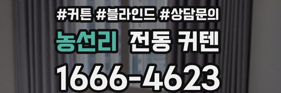 농선리 전동 커텐
