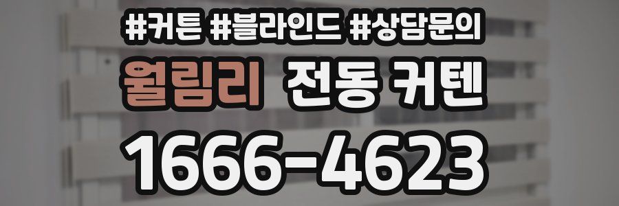 월림리 전동 커텐