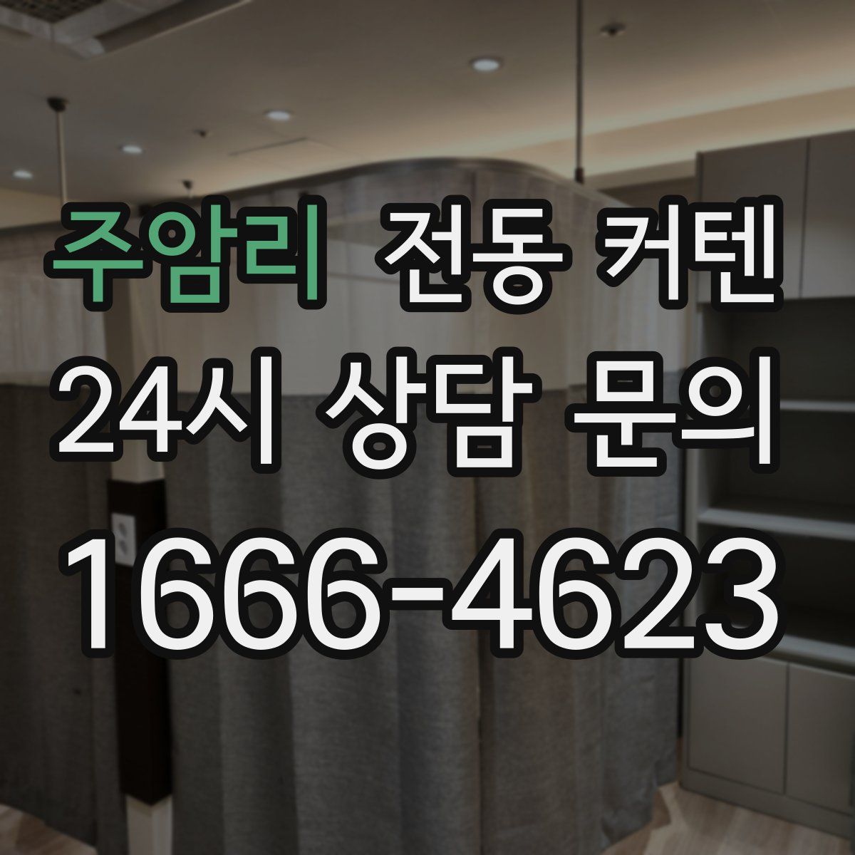 주암리 전동 커텐