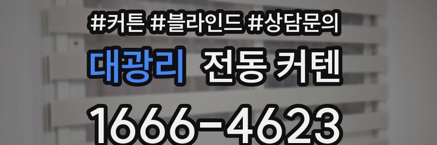 대광리 전동 커텐