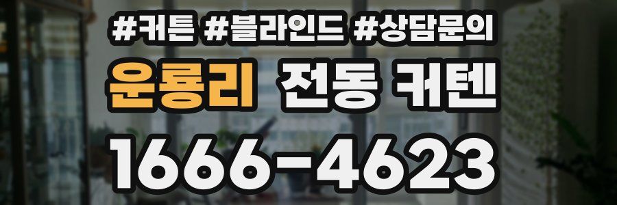 운룡리 전동 커텐