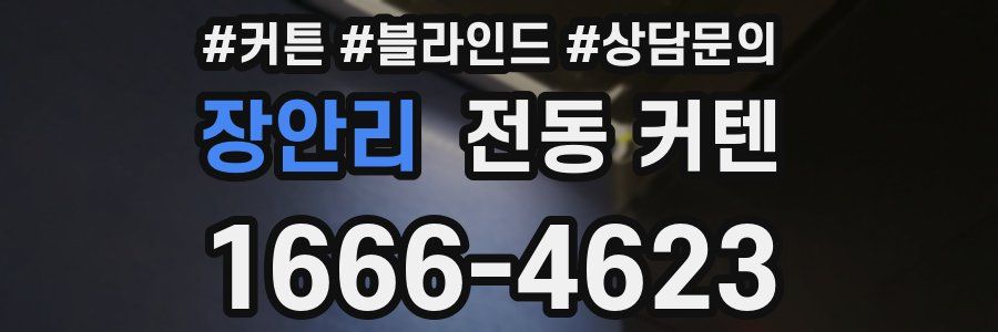 장안리 전동 커텐