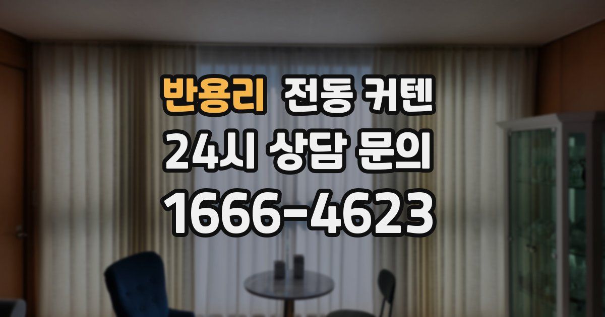 반용리 전동 커텐