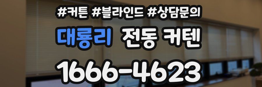 대룡리 전동 커텐