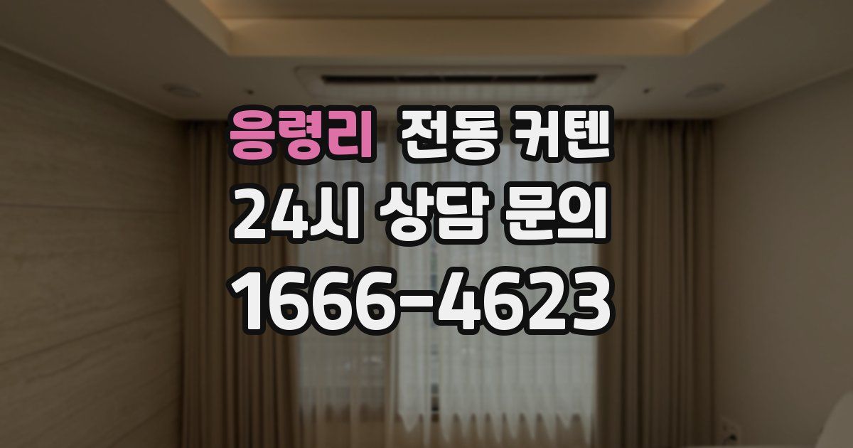 응령리 전동 커텐