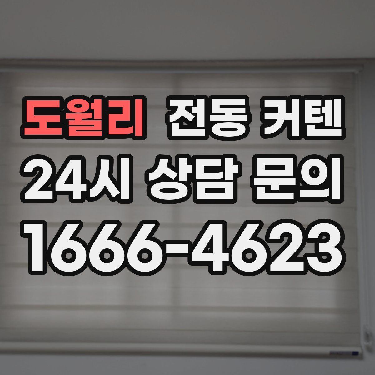 도월리 전동 커텐