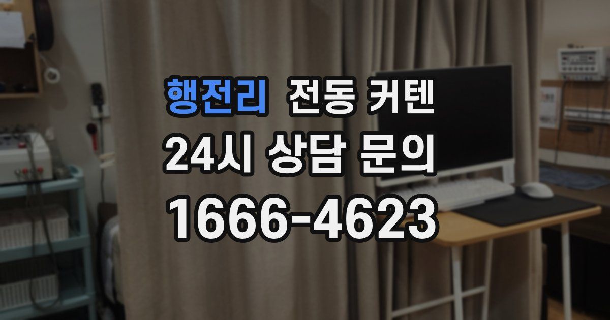 행전리 전동 커텐