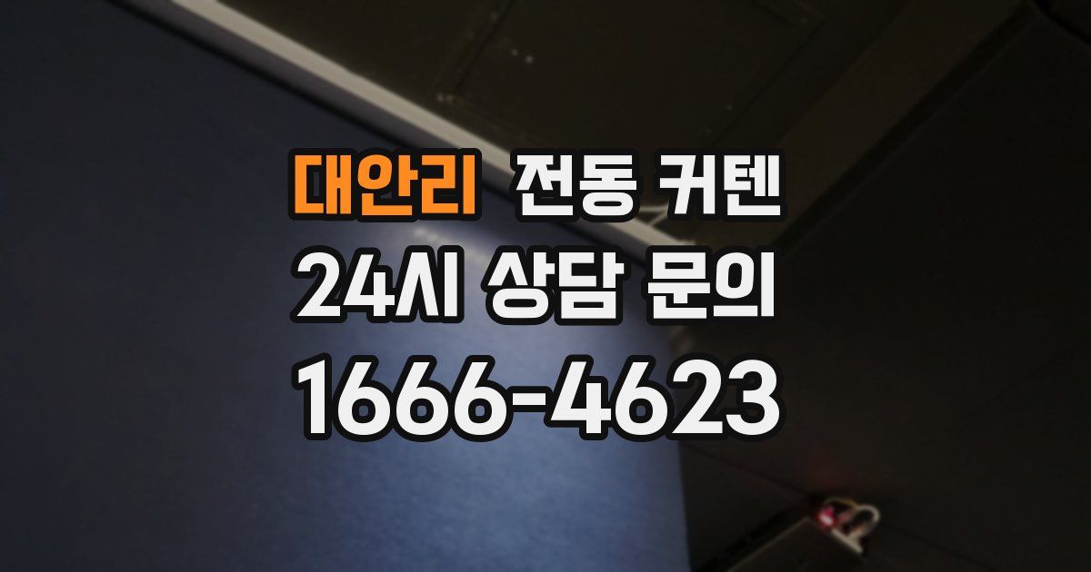 대안리 전동 커텐