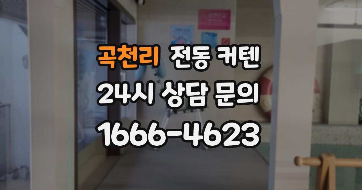 곡천리 전동 커텐