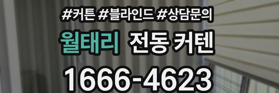 월태리 전동 커텐