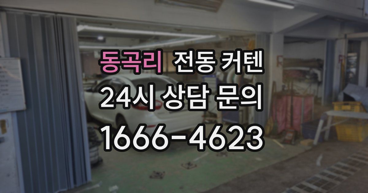 동곡리 전동 커텐