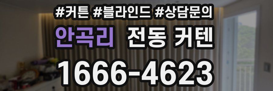 안곡리 전동 커텐