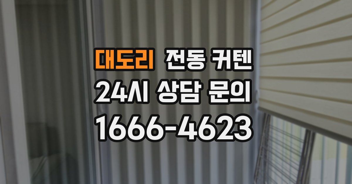 대도리 전동 커텐