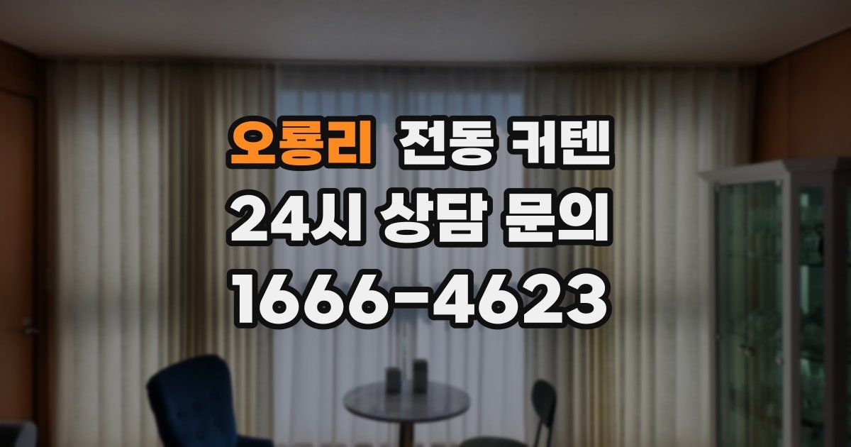 오룡리 전동 커텐