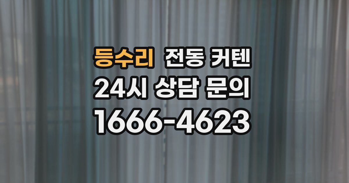 등수리 전동 커텐