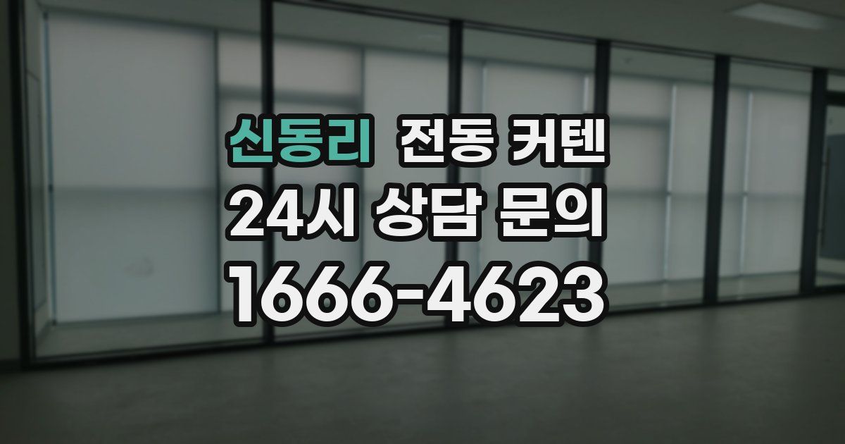 신동리 전동 커텐