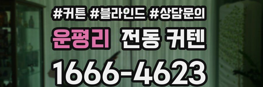 운평리 전동 커텐