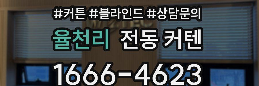 율천리 전동 커텐