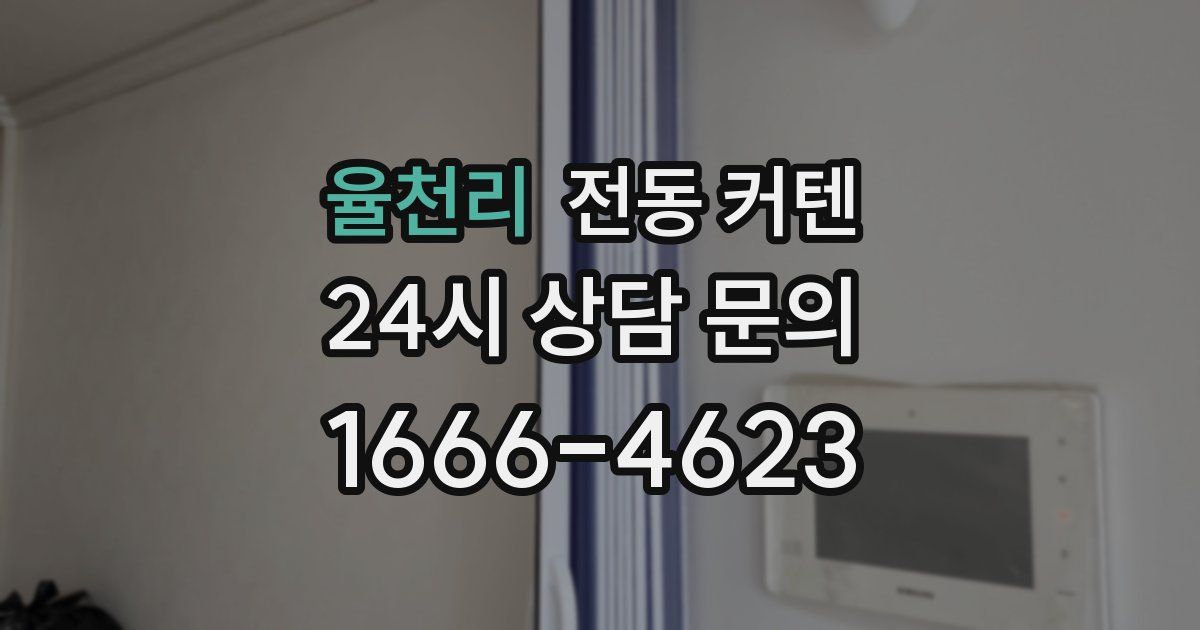 율천리 전동 커텐