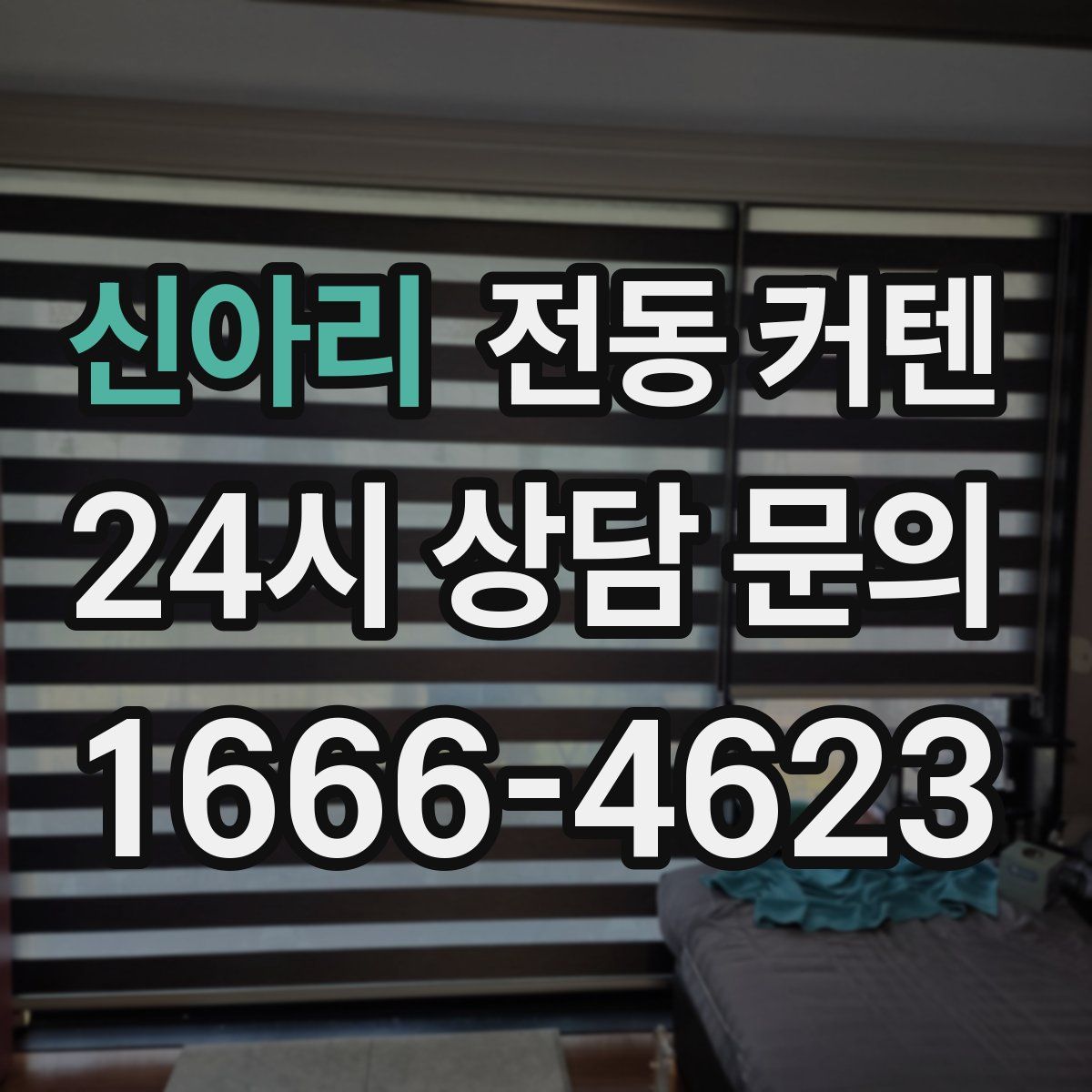 신아리 전동 커텐