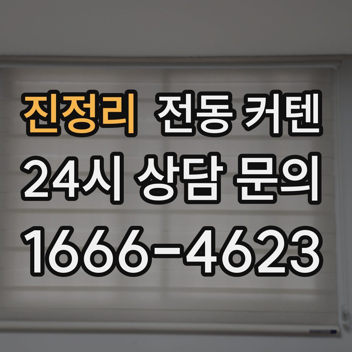 진정리 전동 커텐