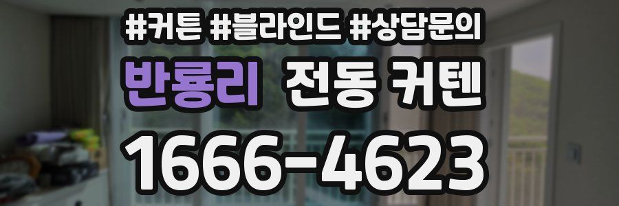 반룡리 전동 커텐