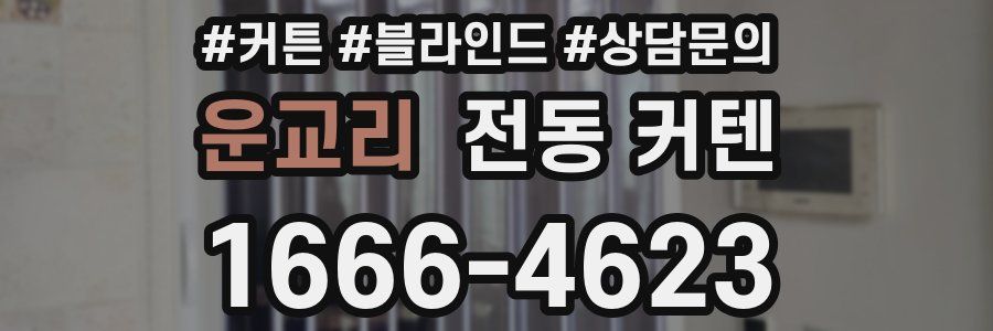 운교리 전동 커텐