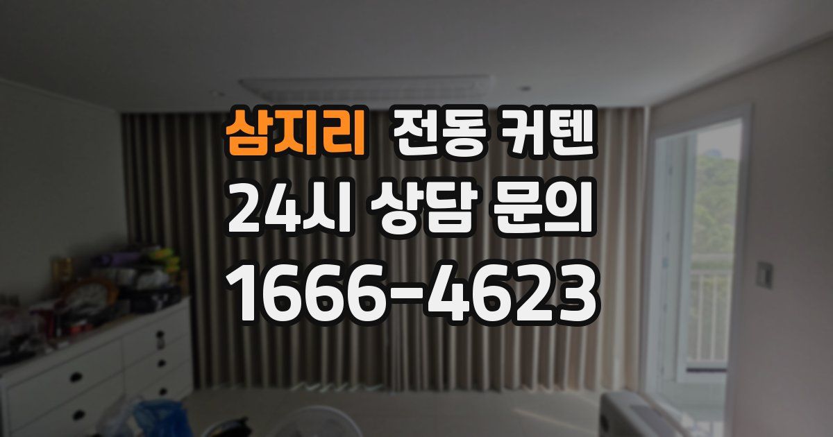 삼지리 전동 커텐