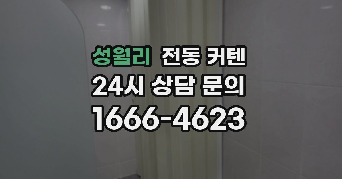 성월리 전동 커텐