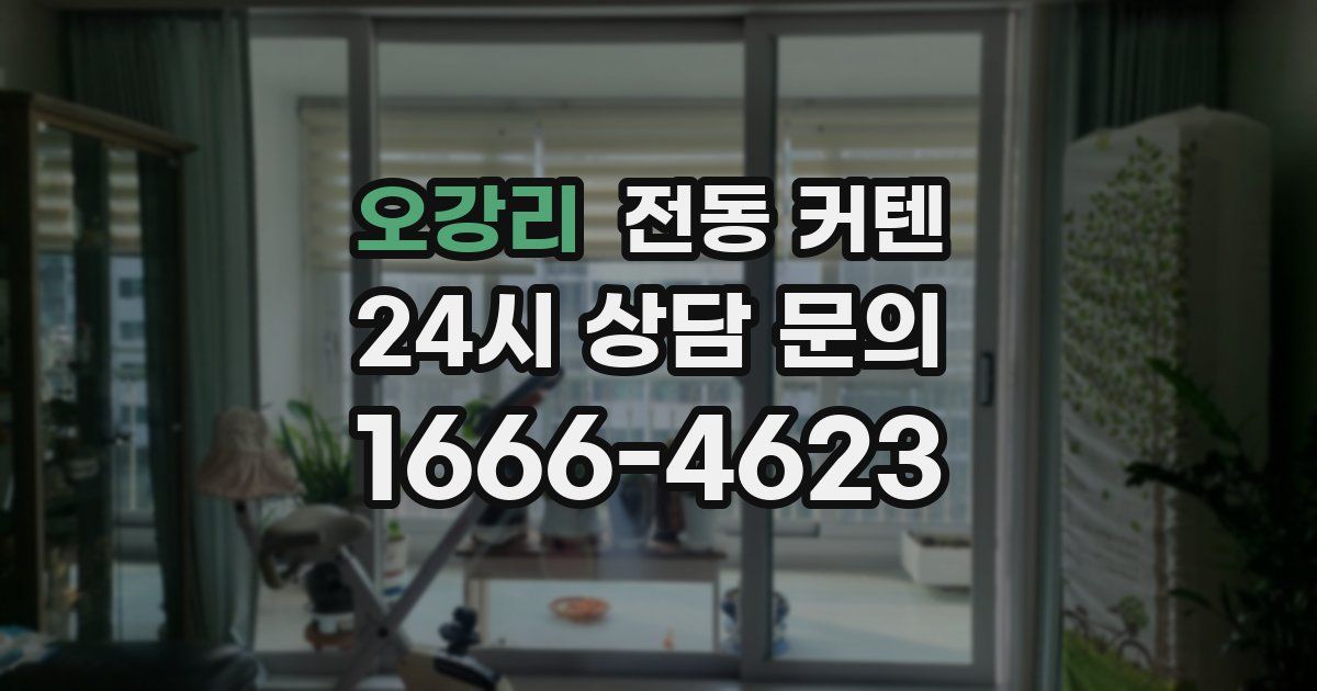 오강리 전동 커텐