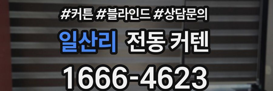 일산리 전동 커텐