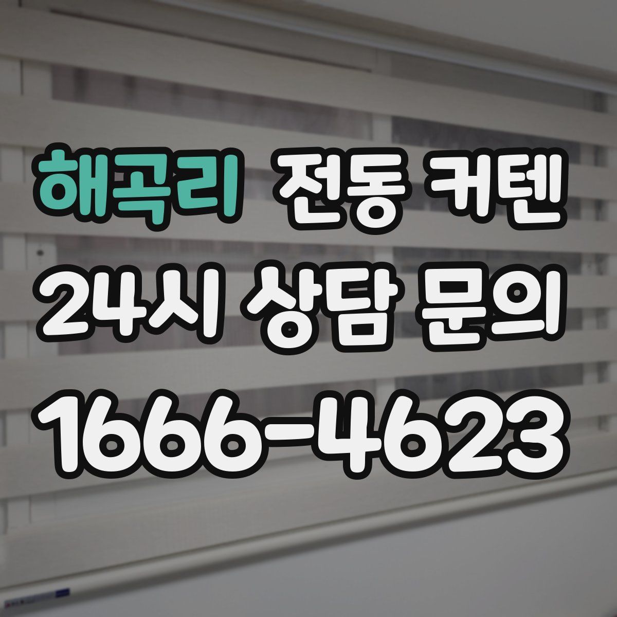 해곡리 전동 커텐
