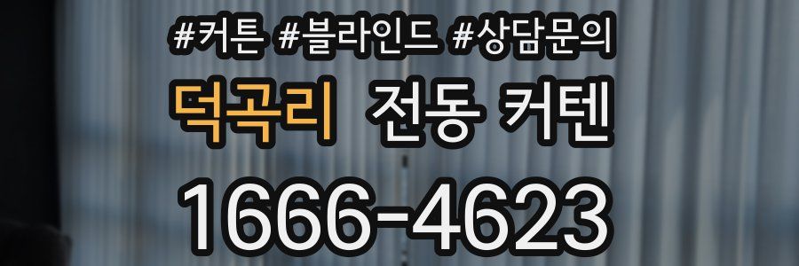 덕곡리 전동 커텐