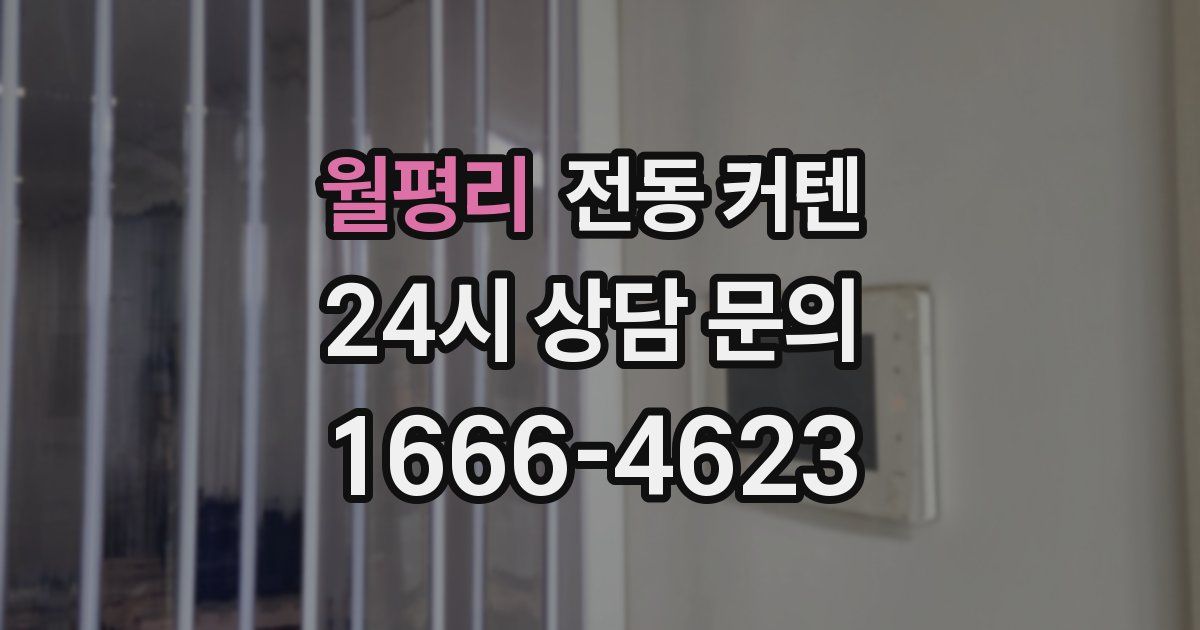 월평리 전동 커텐