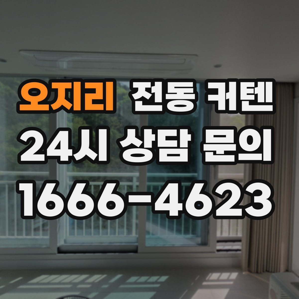 오지리 전동 커텐