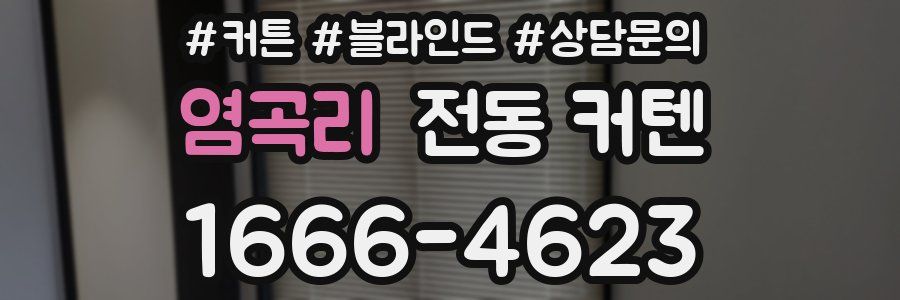 염곡리 전동 커텐