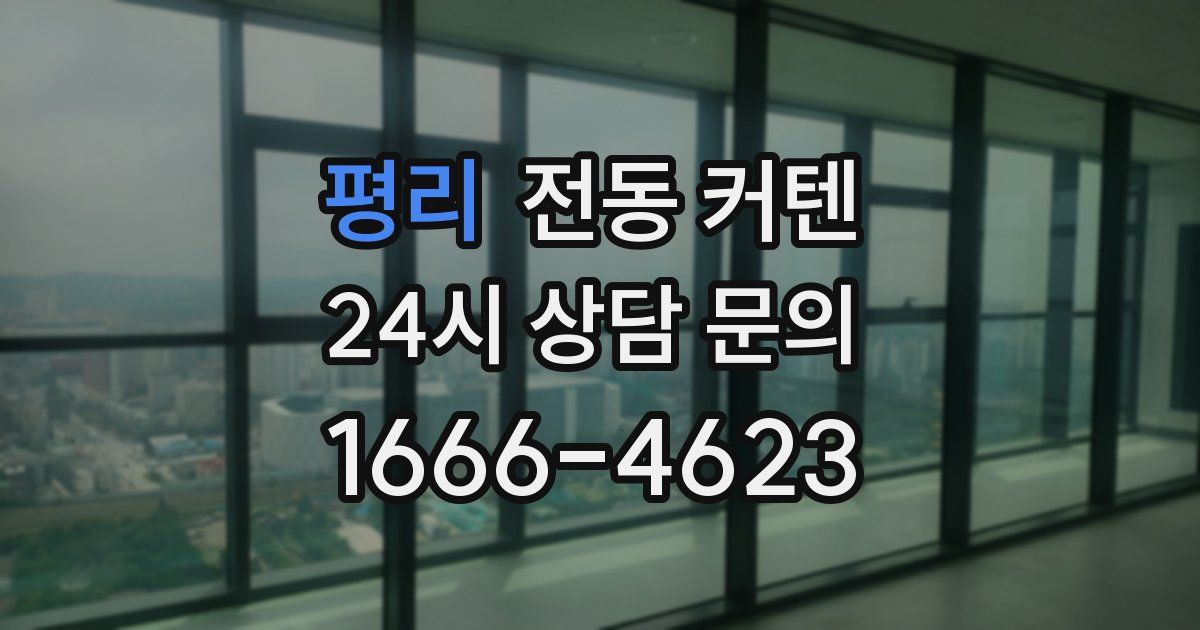 평리 전동 커텐