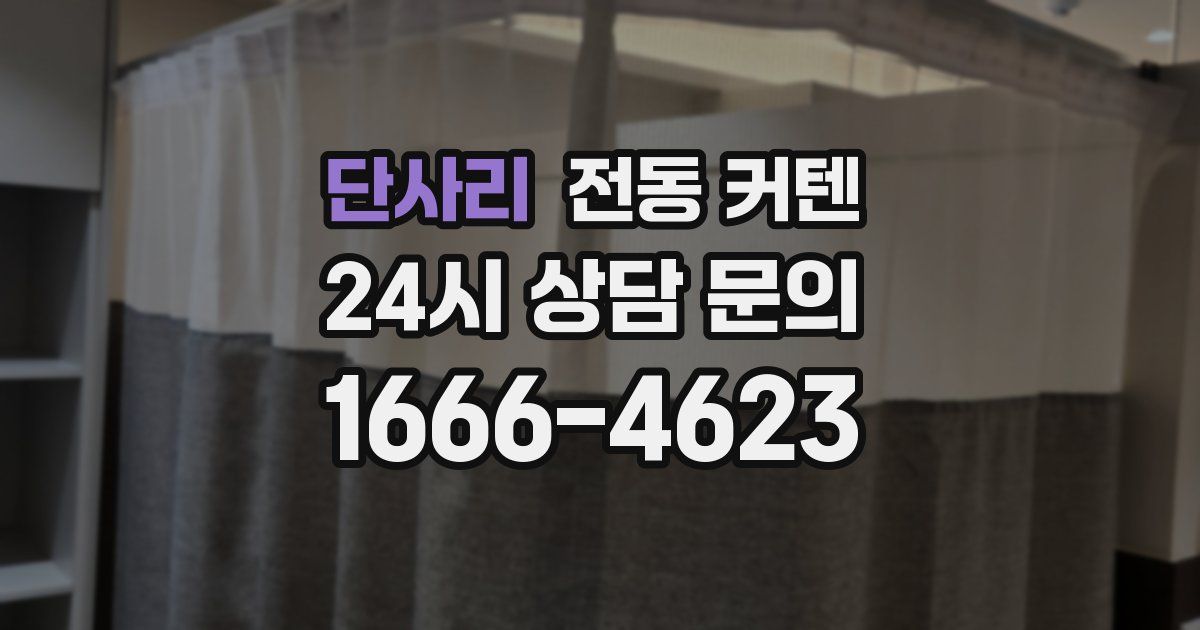 단사리 전동 커텐