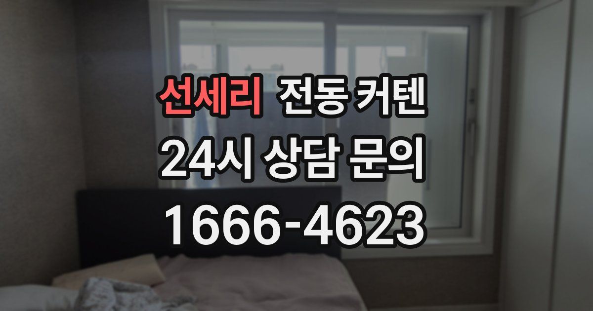 선세리 전동 커텐